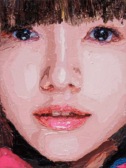 Aoi Miyazaki series Celebs oil on canvas 228 x 305 cm