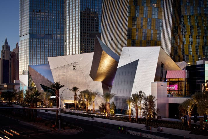 Louis Vuitton, The Crystals at Citycenter, Las Vegas, Nevada Stock