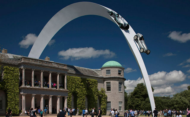 The Past and Present of Mercedes Benz Racing Cars in One Monumental Sculpture by Gerry Judah