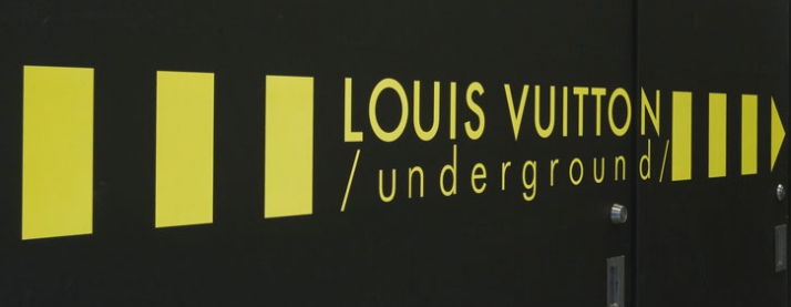 Temporary Louis Vuitton Underground Store
