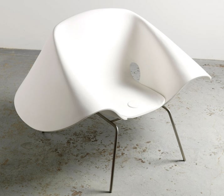 Richard Prince Nurse Hat Chair, 2008 UV stable polyurethane and stainless steel 99.1 x 142.2 x 101.6 cm Edition of 7 Courtesy of Gagosian Gallery