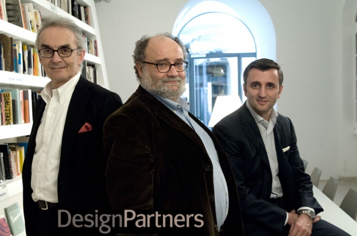 THE DESIGNPARTNERS // Valerio Castelli (Board Member) // Luca Fois (President) // Maurizio Ribotti (CEO) Image Courtesy of DesignPartners