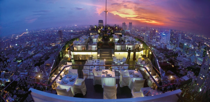 Copyright: Banyan Tree Hotels &amp;amp; Resorts Title: ARCHITRAVE, Vertigo Grill and Moon Bar, Bangkok, Thailand