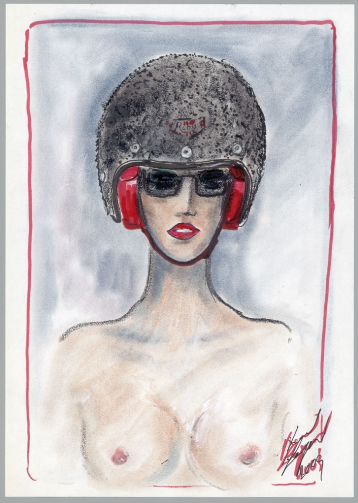  sketch by Karl Lagerfeld for Les Ateliers Ruby