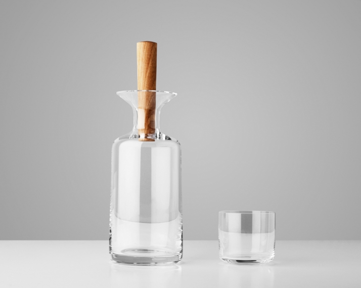 Water Carafe and Glass // Image Courtesy of StokkeAustad &amp;amp; Frost Product