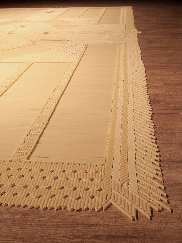 Pasta carpet // Image Courtesy of We Make Carpets