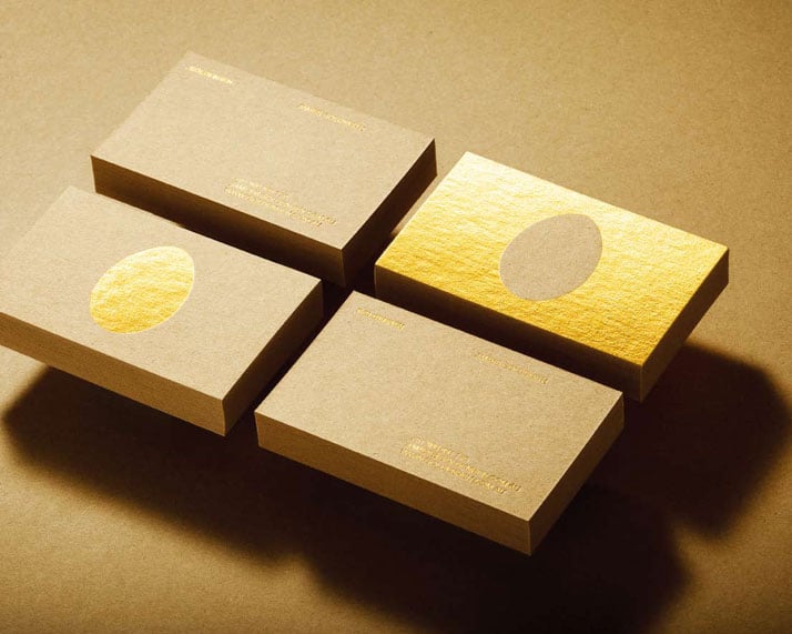 GOLDENHEN Business Cards. Photo © James Newman.