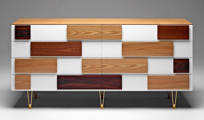 Chest of drawers from Ponti&#039;s Cassettone series designed in 1956. Courtesy of Molteni&amp;amp;C.