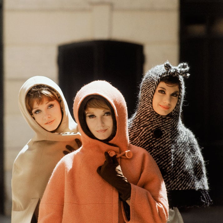 1961, Jungle, Canada, and Amsterdam models, Autumn-Winter 1961 Haute Couture collection, Charme 62 line.photo © Mark Shaw.