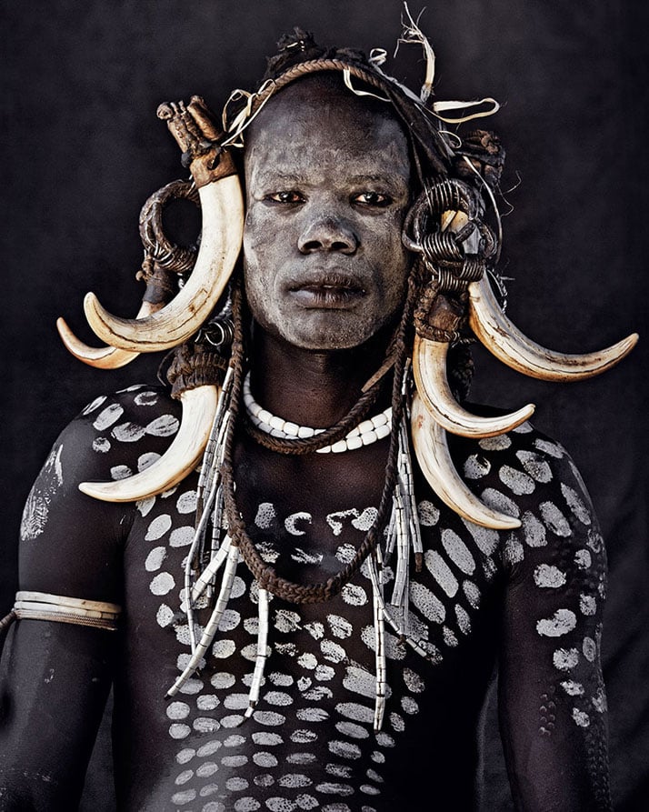 The MURSI tribe, ETHIOPIA, June 2011.photo © Jimmy Nelson. 