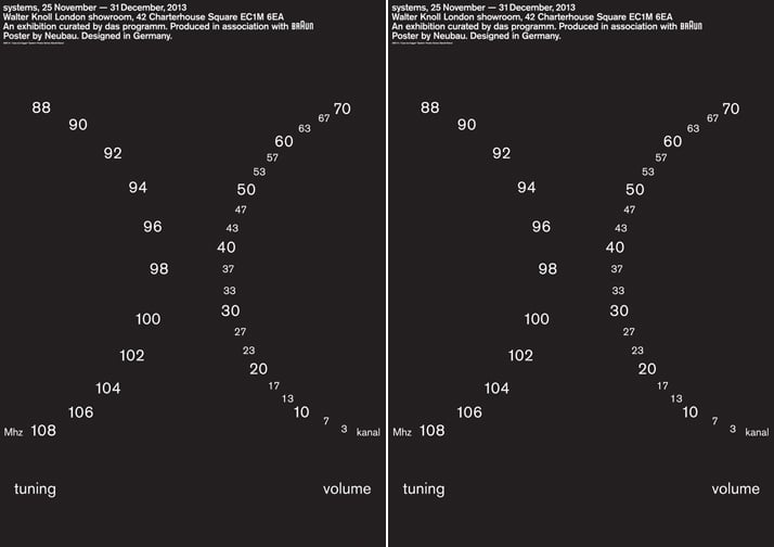 Designed by Neubau (''Less but bigger'' series).