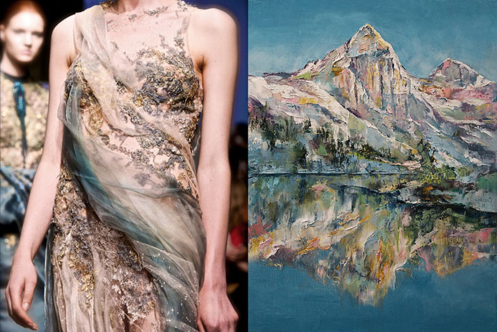 Match #130Yiqing Yin Haute Couture Fall 2013 | Mountain Lake by Michael Creese, 2014