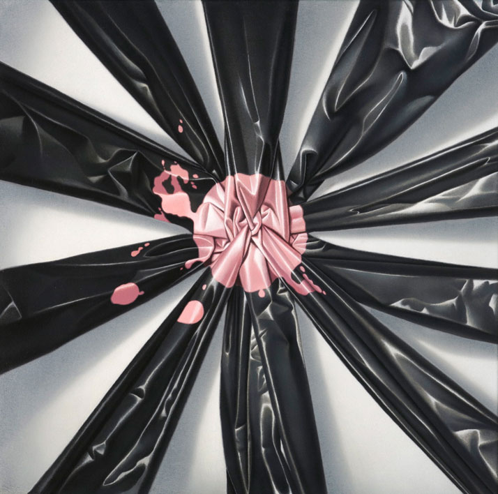 Eckart Hahn, Fleur de Nuit, 2011. Acrylic on canvas, 50 x 50 cm. Photo courtesy of Wagner + Partner Berlin.