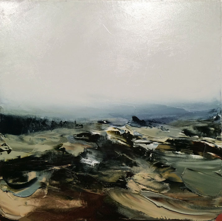Aaron Kinnane, While I Watch You Sleep in the Light of Mist and Rain, Barrington Tops II, 2014. Oil on canvas. Courtesy of Arthouse Gallery Sydney.