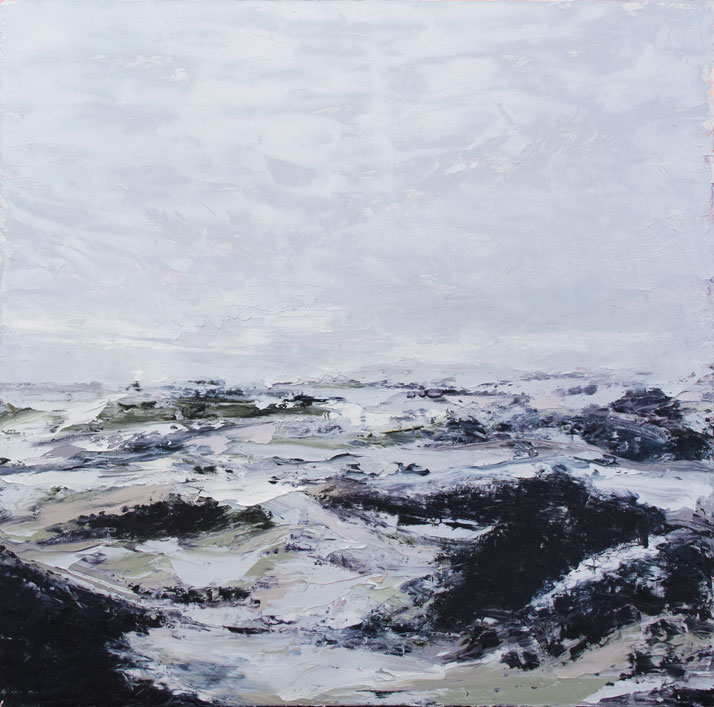 Aaron Kinnane, Breathe, 2014. Oil on canvas, 175 x 175 cm. Courtesy of Arthouse Gallery Sydney.