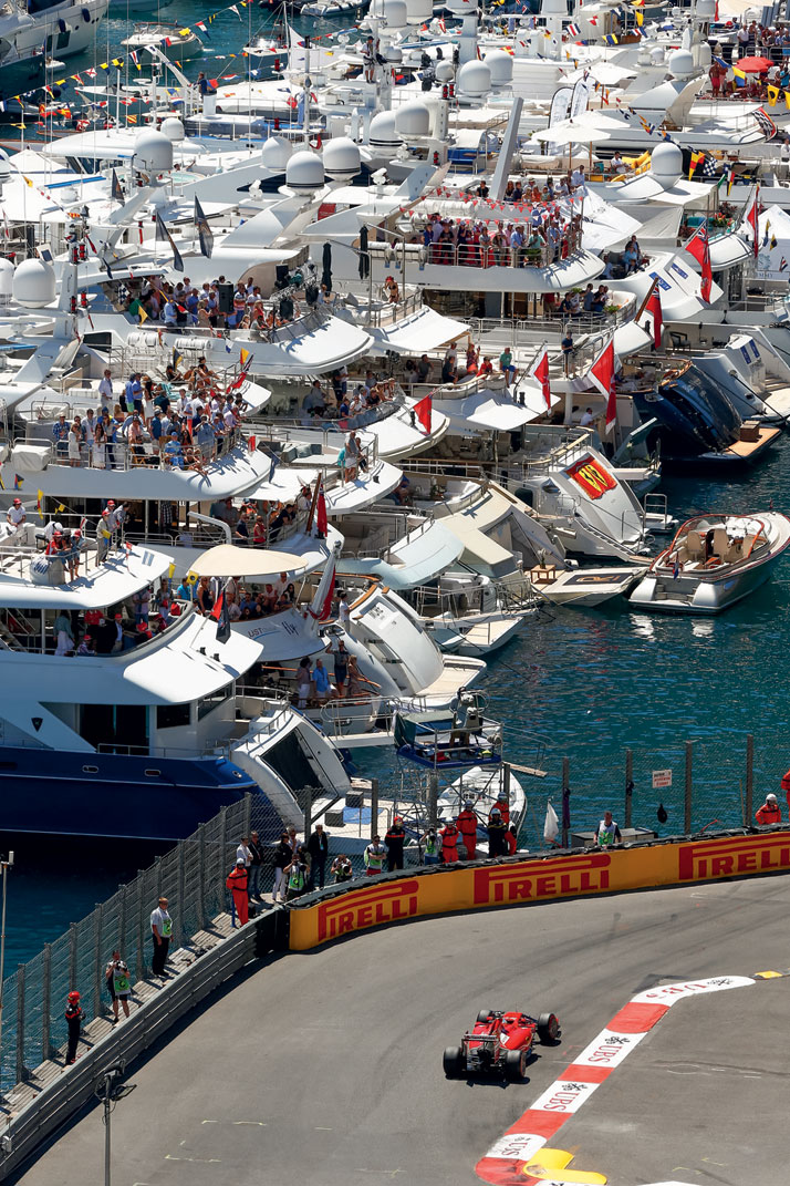 Photo from the book The Stylish Life - Yachting, published by teNeues. FIA Formula One World Championship 2014, Grand Prix of Monaco, Photo © Hoch Zwei/Corbis.