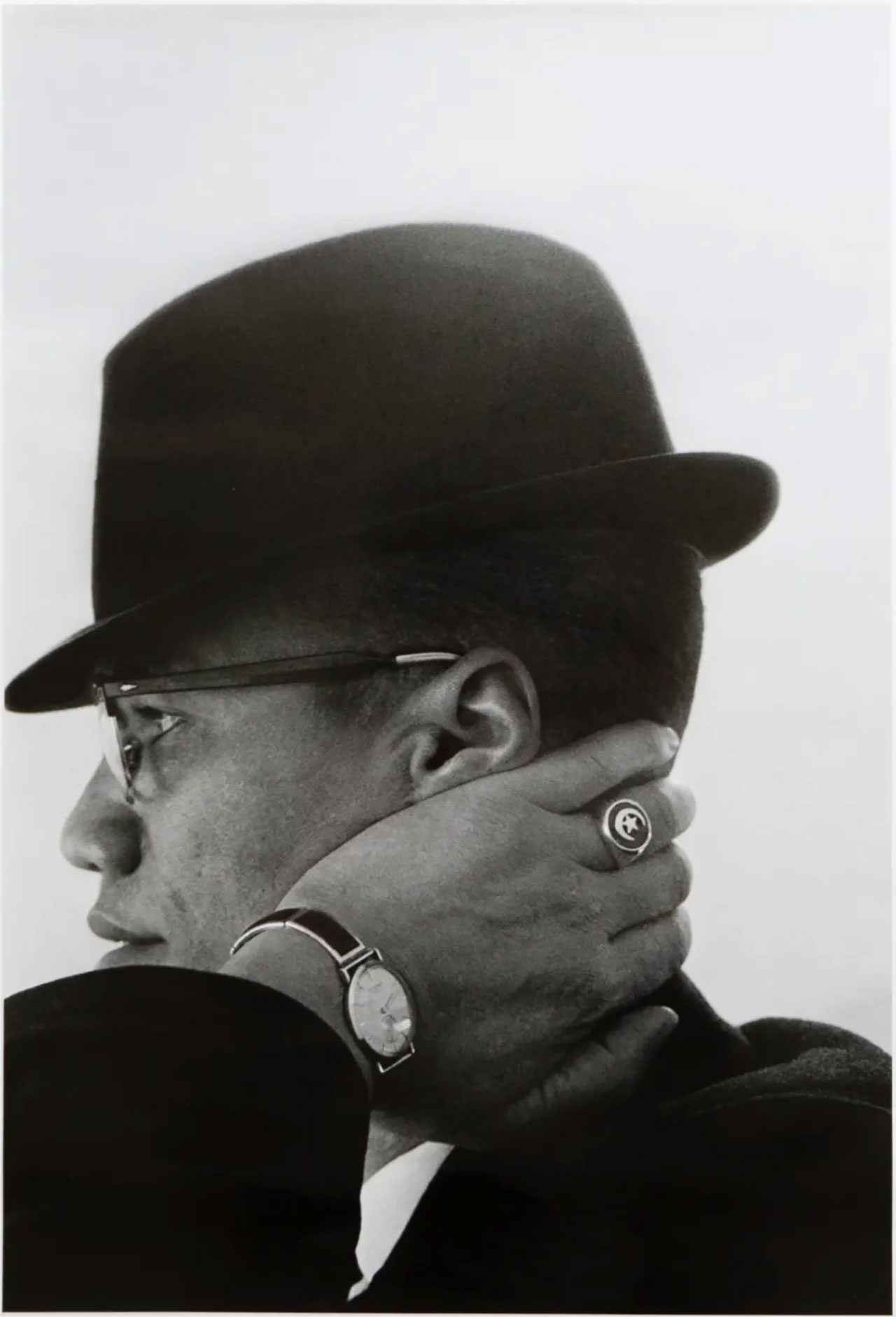 Eve Arnold, Malcolm X, Chicago, Illinois, USA, 1962.
© Eve Arnold Magnum Photos.