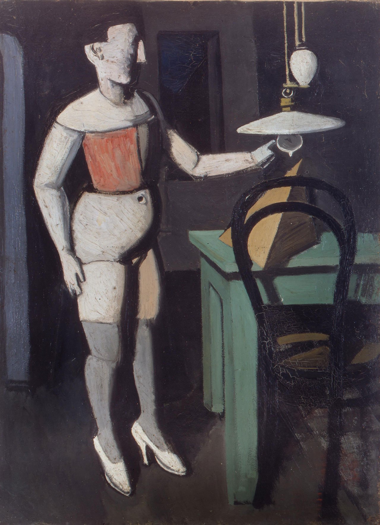 La Lampada (1919) by Mario Sironi.