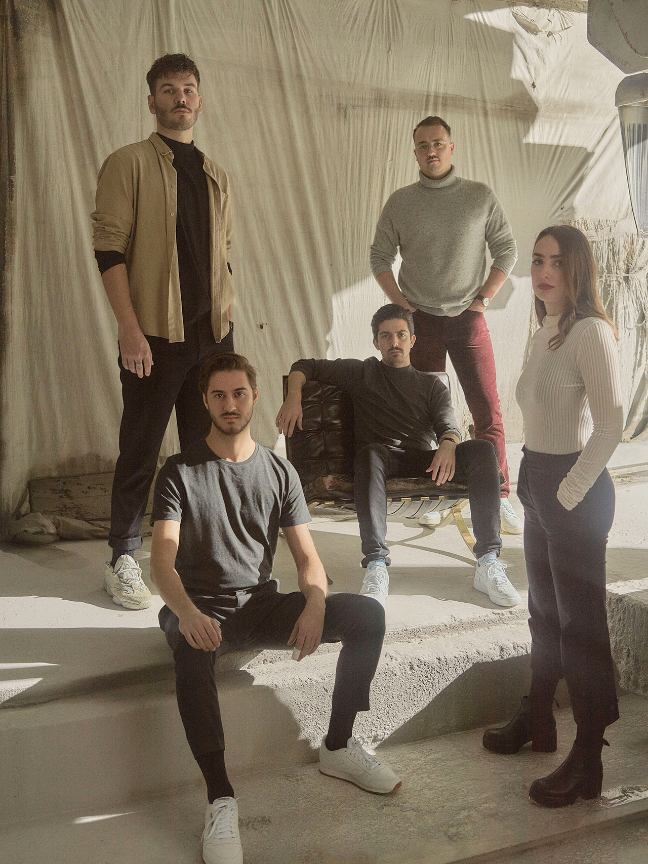 IVY STUDIO team. Photography by Mathieu Fortin