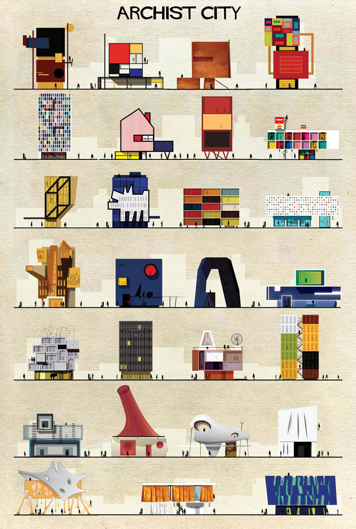 Federico Babina, Archist, 2014. From Visual Families, Copyright Gestalten 2014.