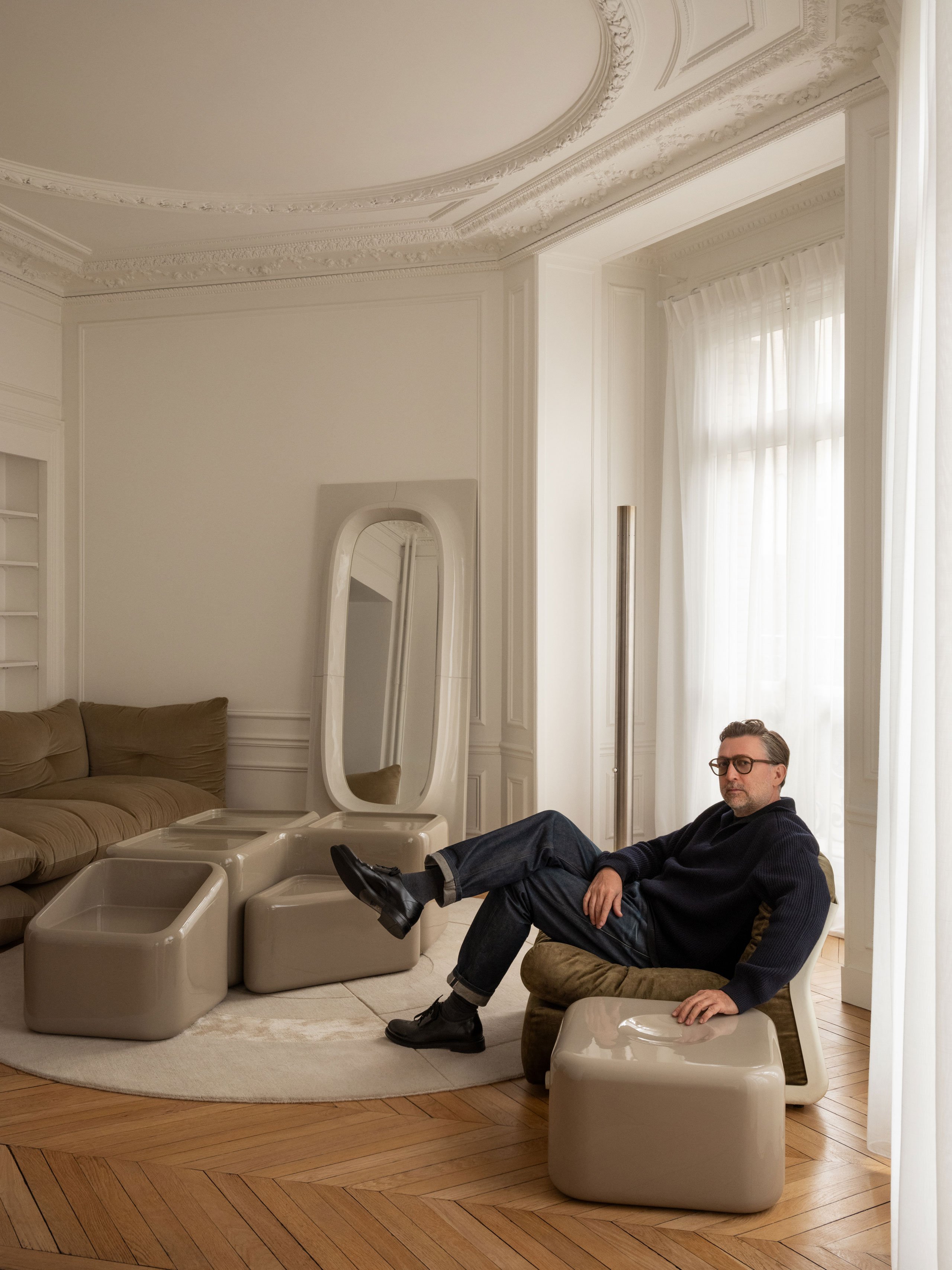 Creative director and designer Willo Perron with his collection for NO GA. Photography by Erik Lefvander.