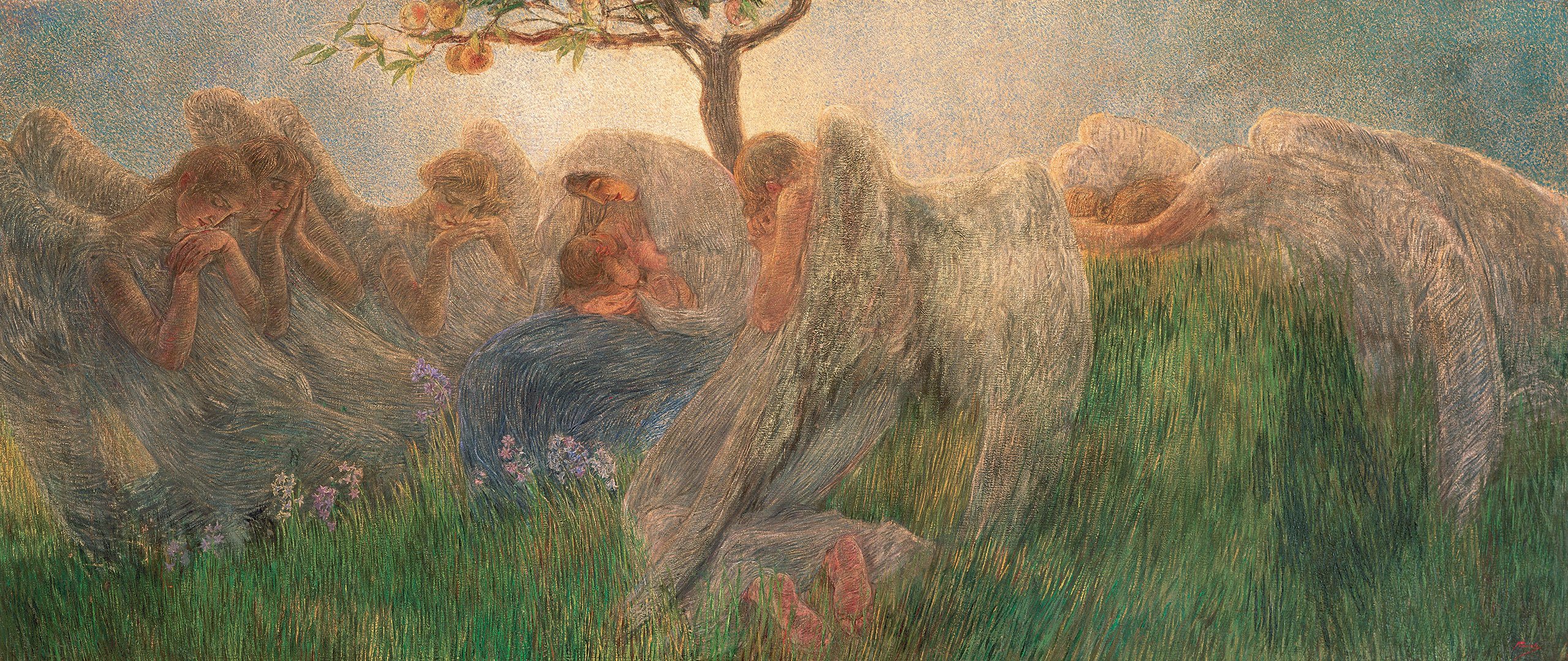 Maternita (1890-1891) by Gaetano Previati.