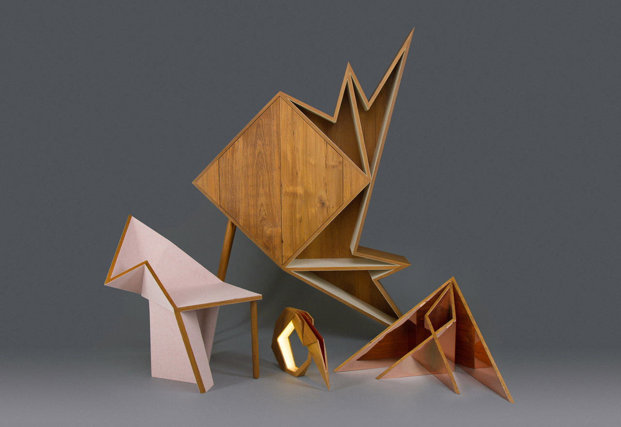 The Oru Series by Aljoud Lootah, inspired by the Art of Paper Folding aka origami.