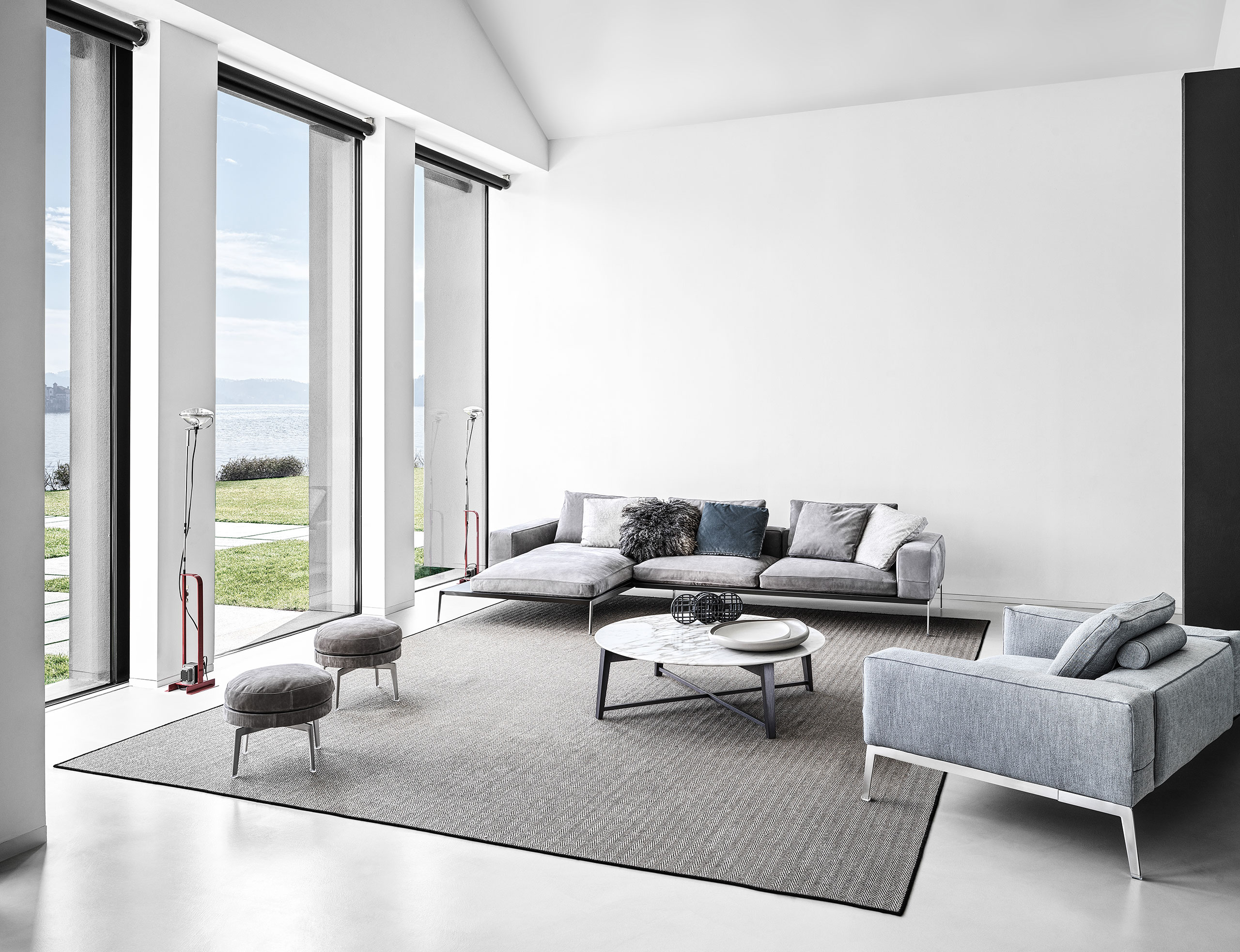 Lifesteel sofa by Antonio Citterio for Flexform. Photo © Flexform.