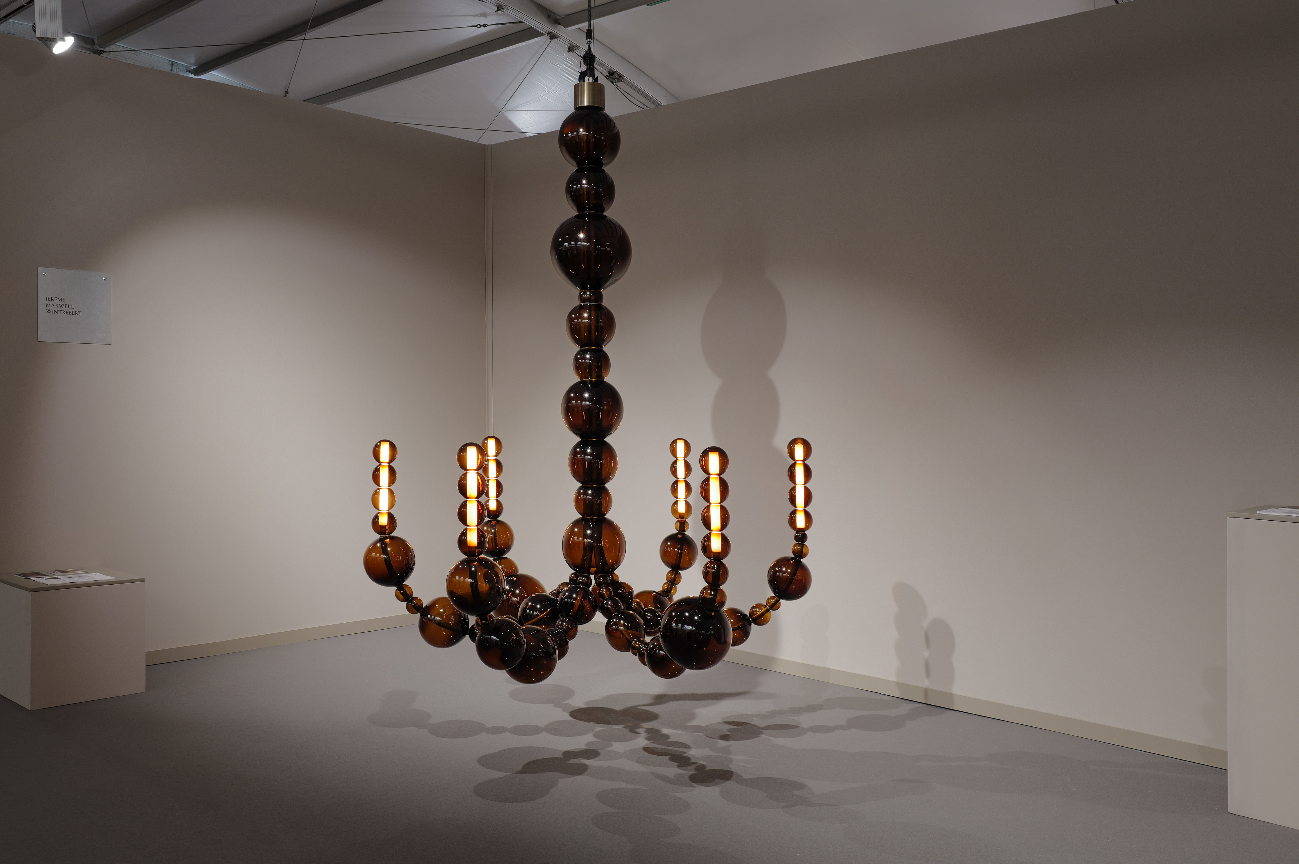 Jeremy Maxwell Wintrebert presented his “Marie-Antoinette” chandelier at MATTER and SHAPE. Photography by Tom Dagnas.