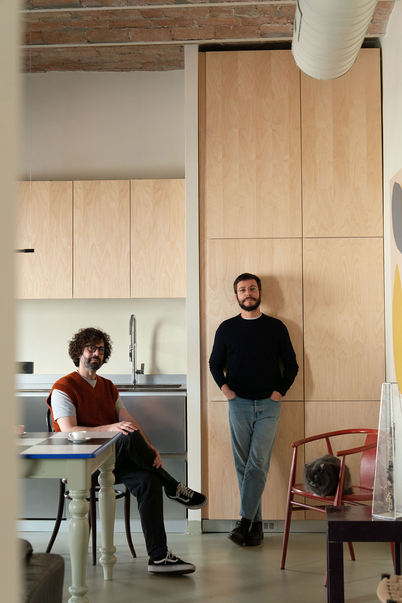 The owners — Sergio Marras and Matteo Soddu, co-founder of STUDIOTAMAT.
Photography © Seven H. Zhang.
