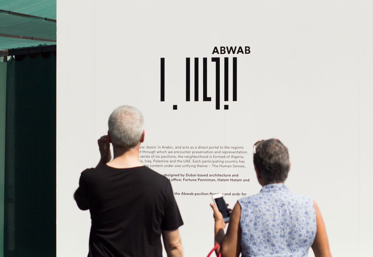 A major initiative of Dubai Design Week, Abwab is a series of six pavilions built to celebrate and showcase the work of the most exciting designers, studios and curators from six different countries in the MENASA region. 