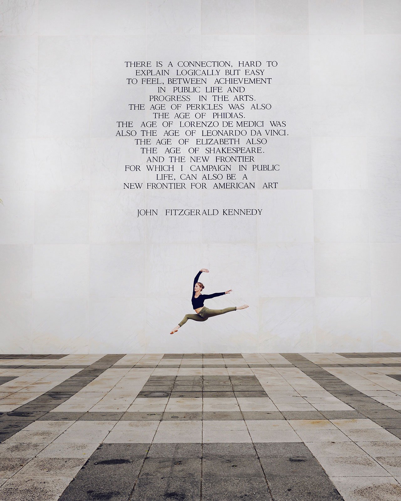 Location: The Kennedy Center | Dancer Jill Wilson | Photo © Tyson Wheatley from the series #CamerasandDancers.