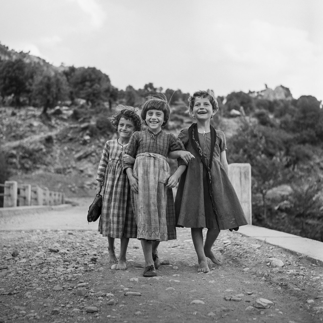 Three Friends, Ano Peristeri, Epiros 1961. Photo © Robert McCabe.