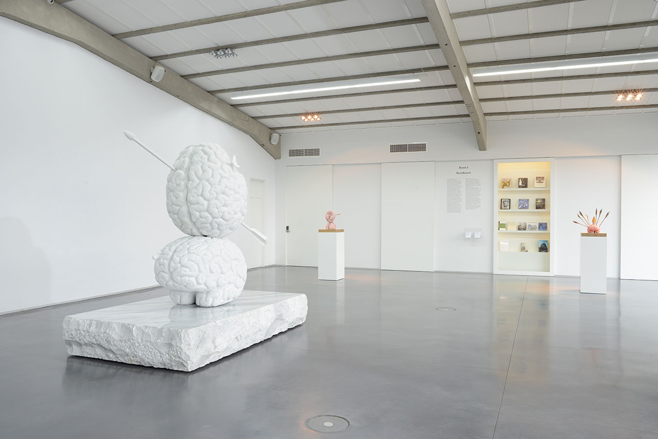 Jan Fabre, 30 Years-7 Rooms. Exhibition view, Room I – Brainhearts © Deweer Gallery, Otegem Belgium, 2015.