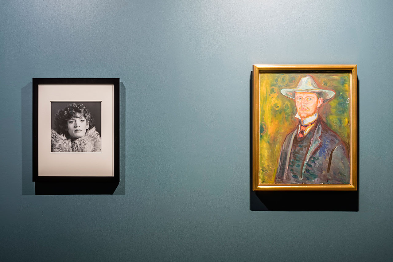 Mapplethorpe + Munch exhibition at the Munch Museum, Oslo (2016). Installation view.Photo by Vegard Kleven.