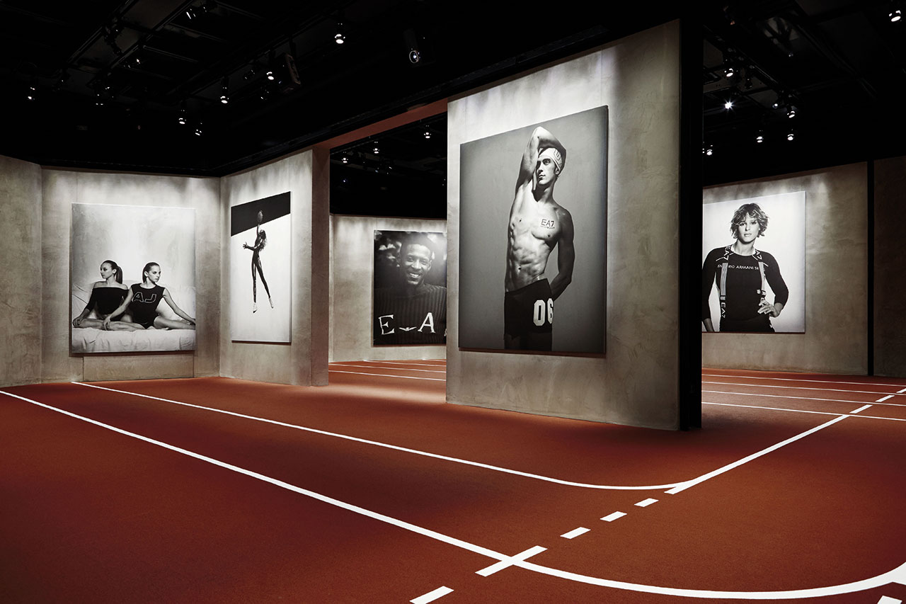 Armani/Silos, Emotions of the Athletic Body, exhibition view. Photo by Alberto Zanetti.