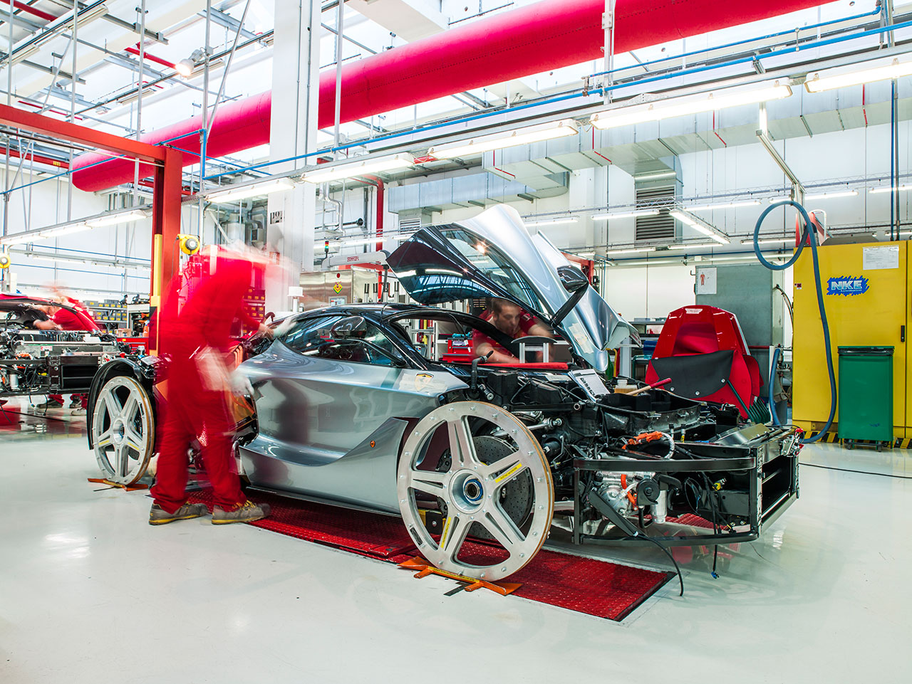 LaFerrari in production. Photo courtesy of Ferrari.