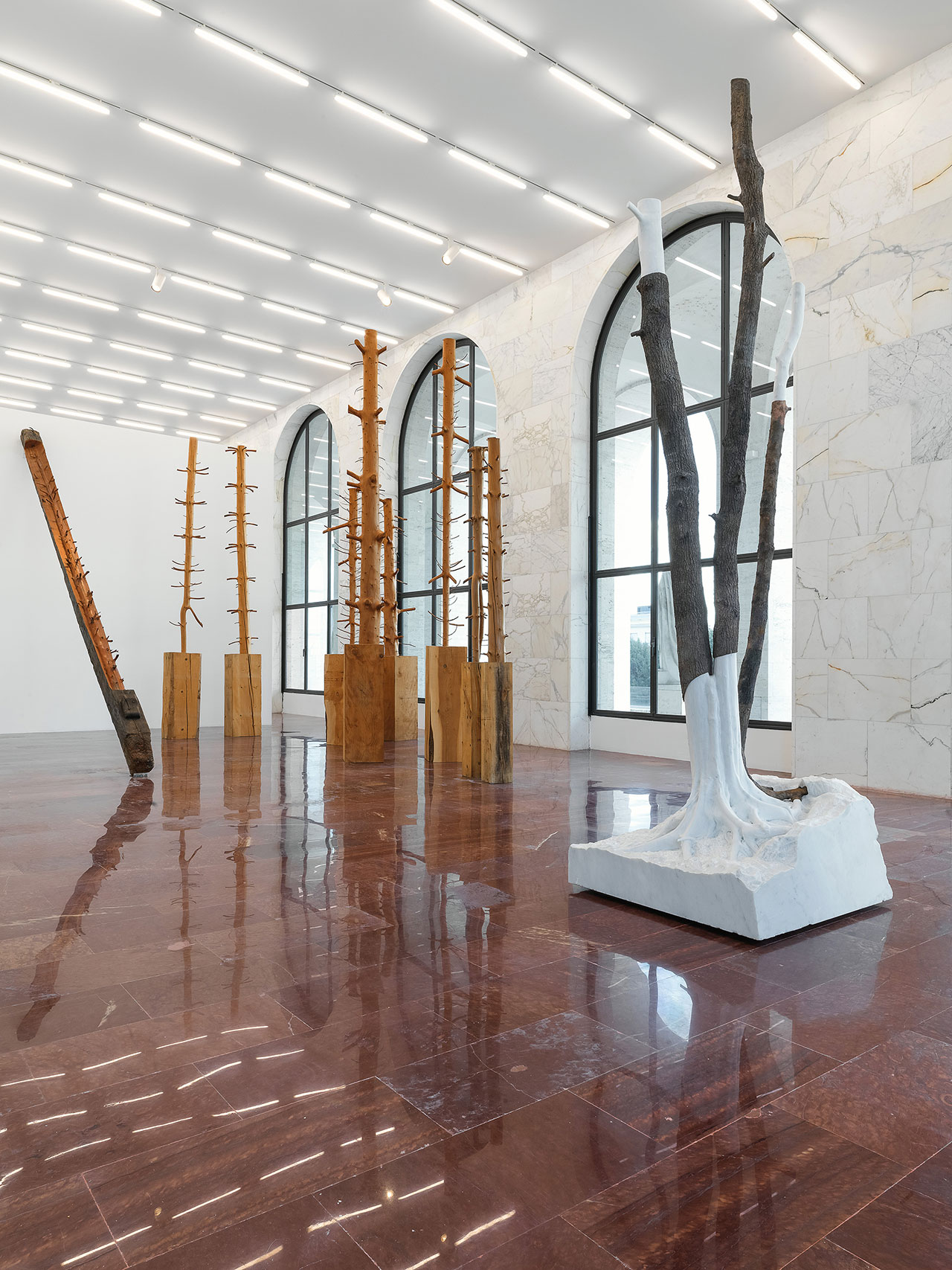 Fendi promotes the history of Rome with a new art installation by Giuseppe  Penone