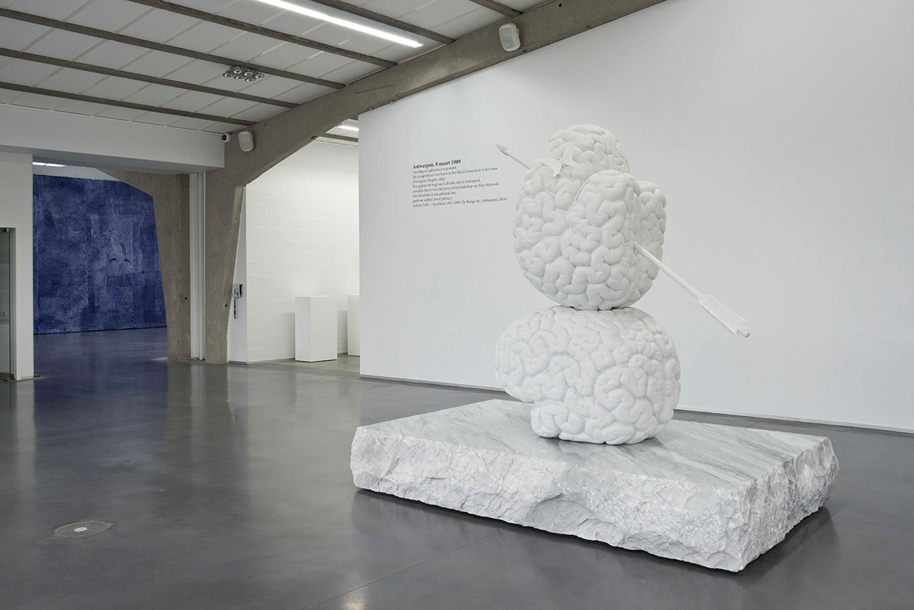 Jan Fabre, 30 Years-7 Rooms. Exhibition view, Room I – Brainhearts © Deweer Gallery, Otegem Belgium, 2015.