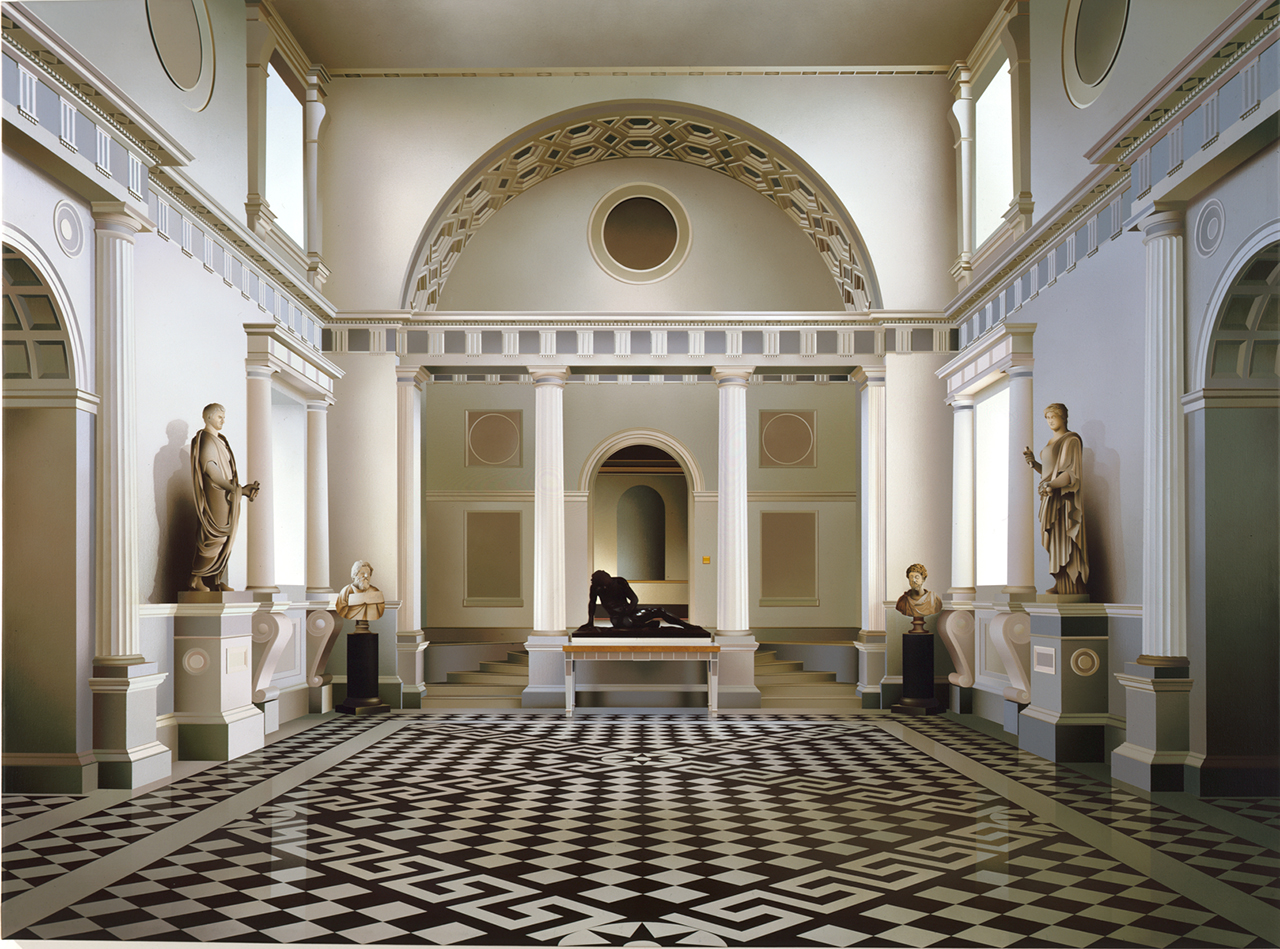 Ben Johnson
Through Marble Halls
1994Acrylic on canvas55x72in / 139x183cm.