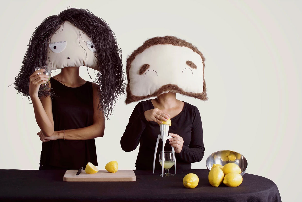 The amazing Faces and masks series of doll making workshops by VINNY, developed during Dubai Design Week 2016. 