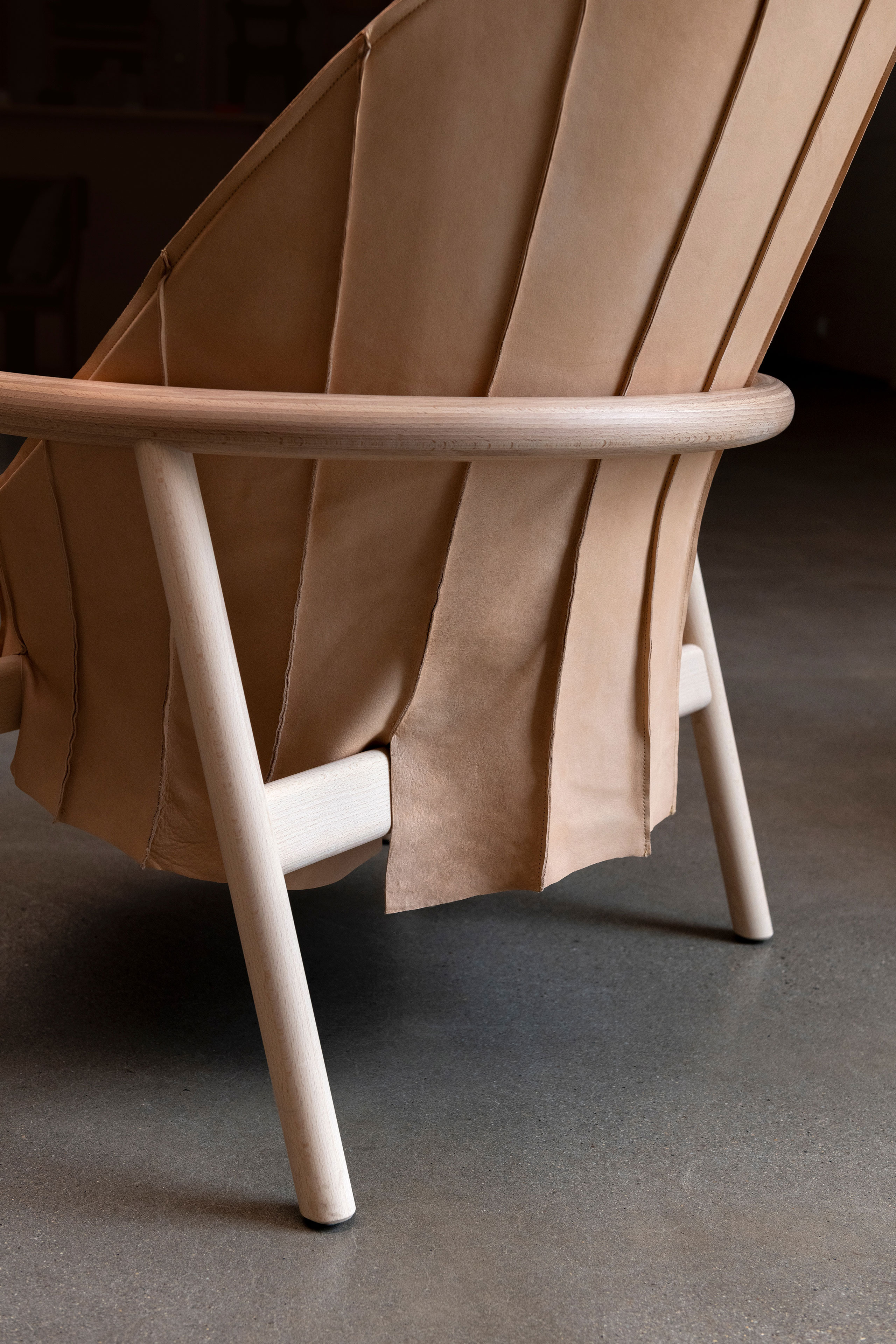 HidaHida easy chair by Kengo Kuma Associates, Coad &amp; Materials and Gärsnäs.Photo by Lennart Durehed.
 