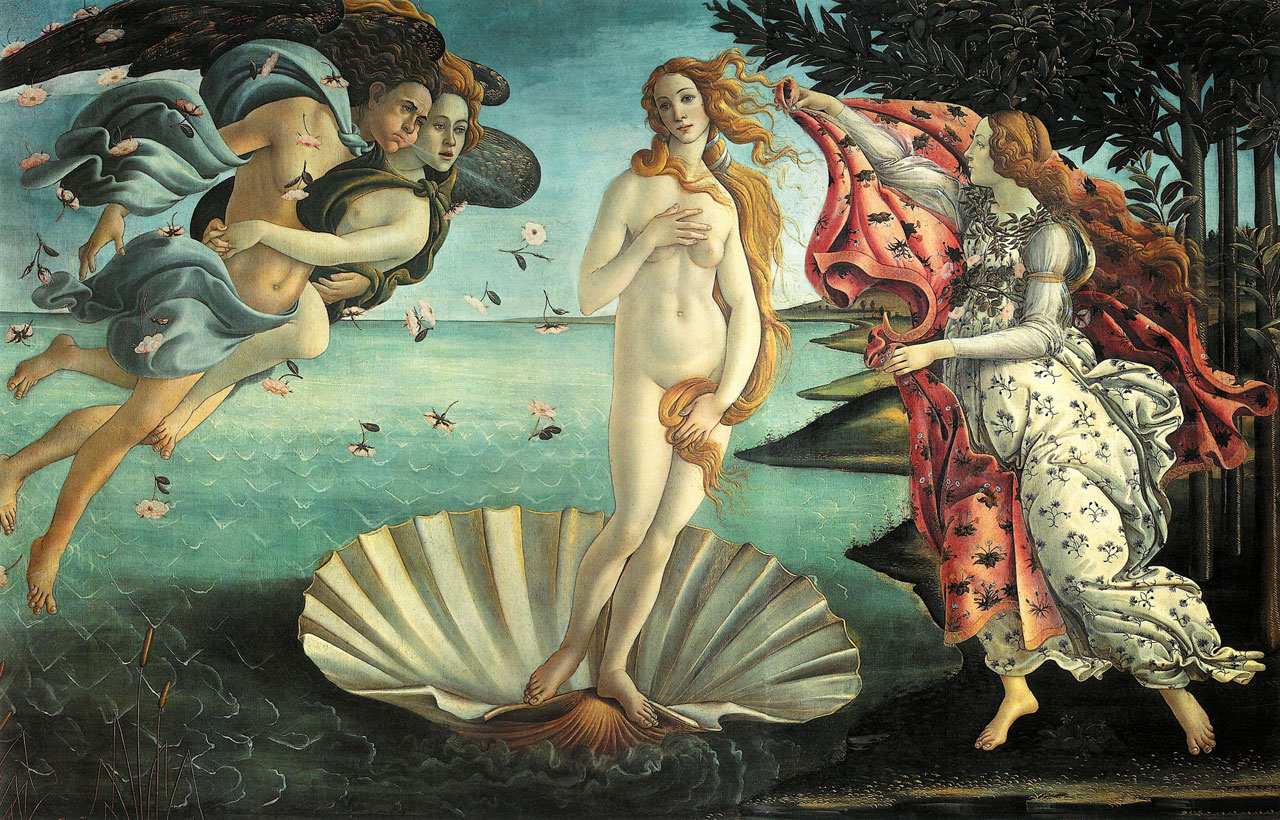The Birth of Venus is a painting by Sandro Botticelli generally thought to have been made in the mid 1480s. 
