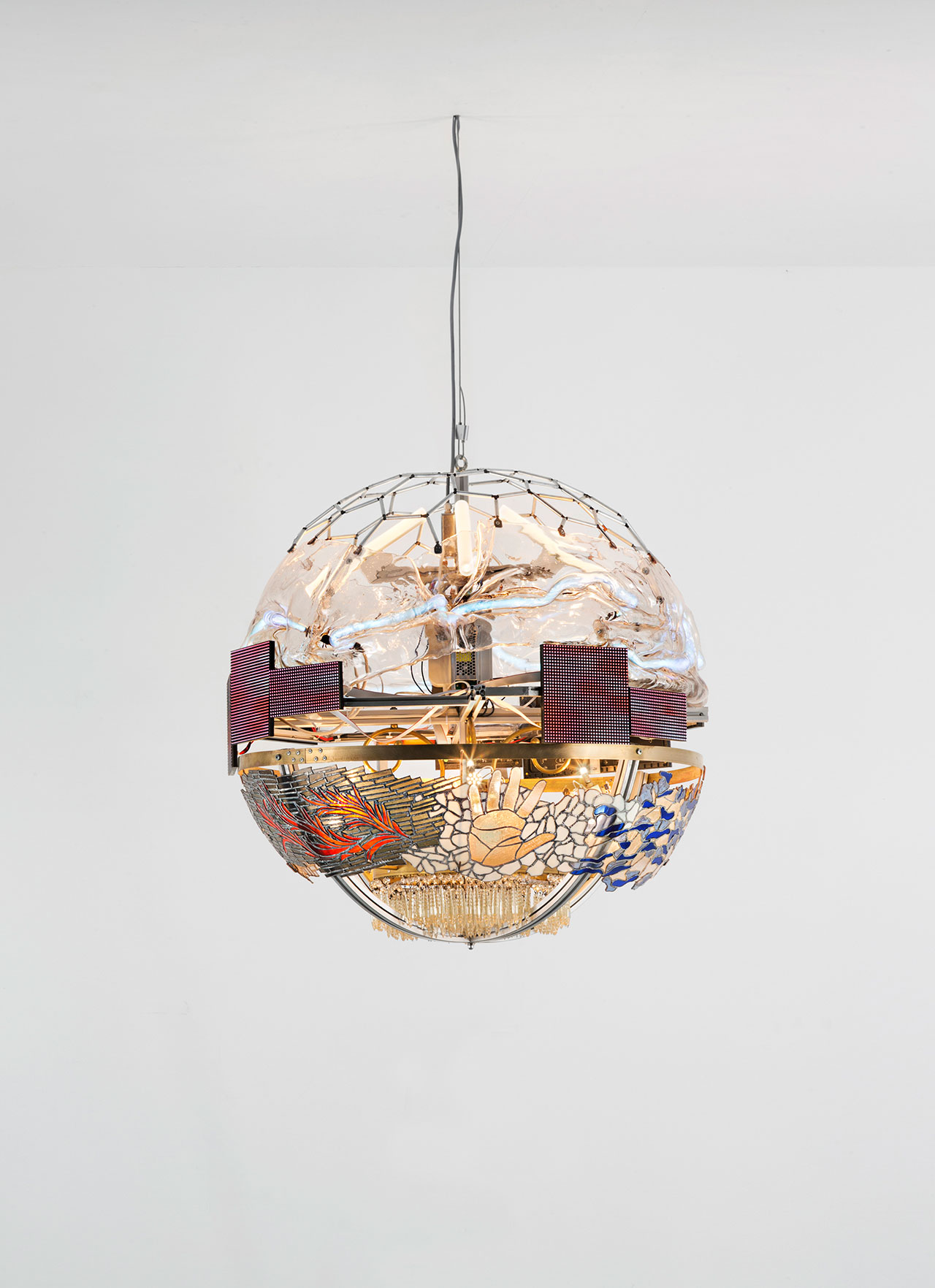 Kostas Lambridis, Elemental Chandelier. Photo courtesy Carpenters Workshop Gallery.  