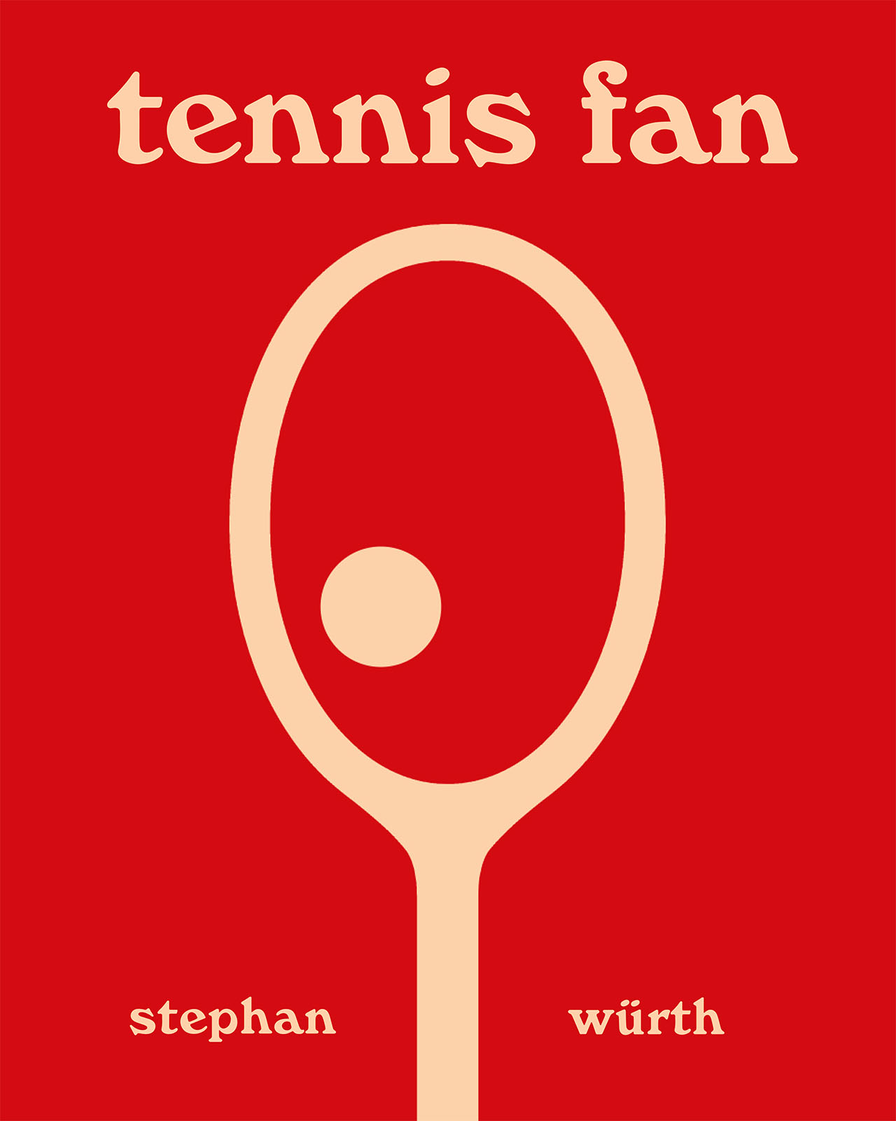 Stephan Würth: Tennis Fan book cover. © Damiani Editore.