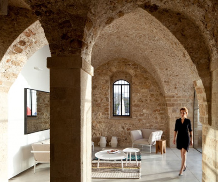 Contemporary Minimalism Meets Historical Asceticism in Old Jaffa, Tel-Aviv