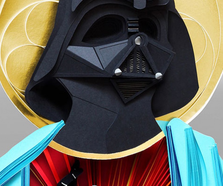 V.O.W N°49 // Holy Paper crafted Darth Vader by Lobulo Design