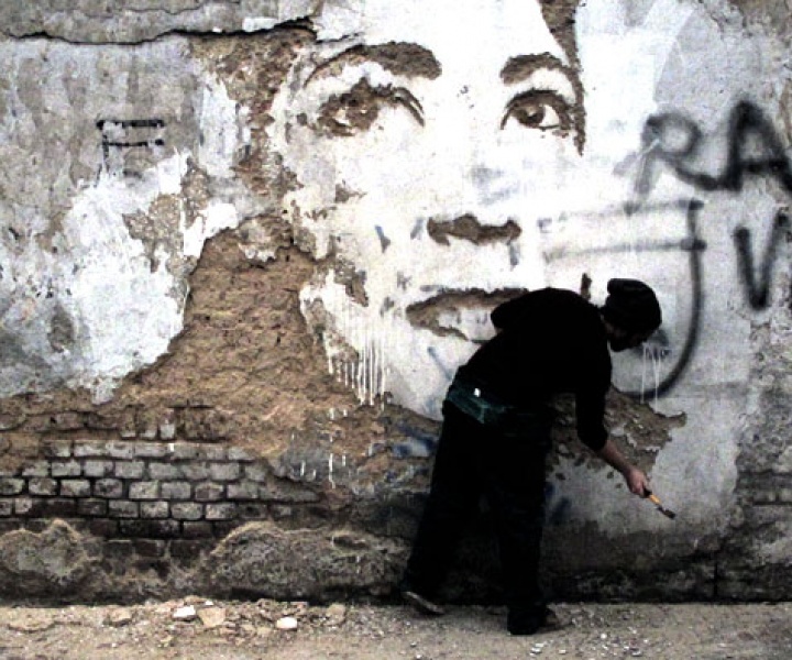 Deconstructed Wall Art by Alexandre Farto, aka VHILS