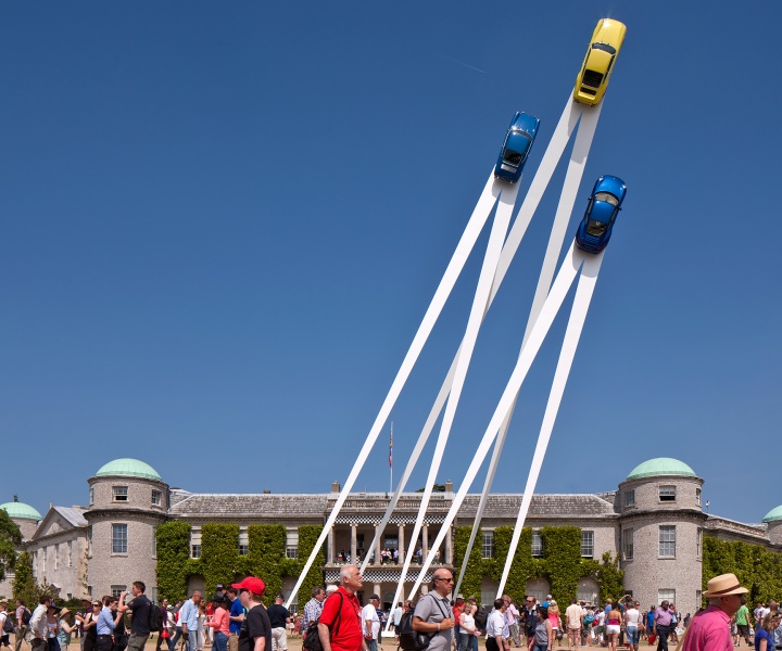 Porsche Sculpture By Gerry Judah Reaches New Heights