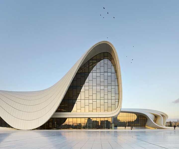 The Heydar Aliyev Center By Zaha Hadid Architects In Baku, Azerbaijan